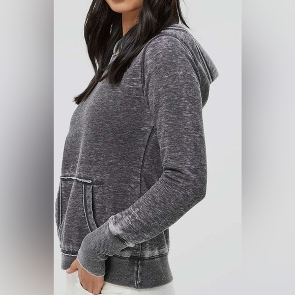 Roxy xs gray hoodie distressed style - Picture 1 of 3
